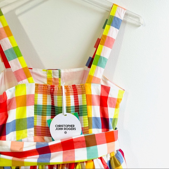 CHRISTOPHER JOHN ROGERS X TARGET Plaid Dress RARE - Picture 9 of 17